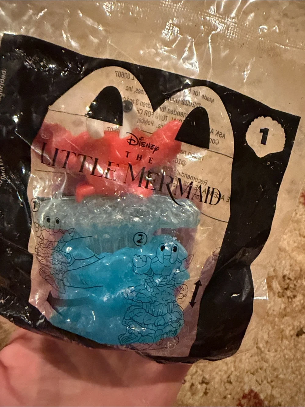 McDonald's Happy Meal toy The Little Mermaid Sebastian Under the Sea Disney NIP